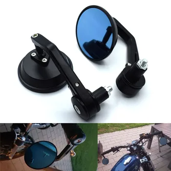 

Universal 7/8 22mm"motorcycle handlebar end rearview mirrors For HONDA CBF125 CB600F CBR600F CBF600/SA CB650F CBR650F