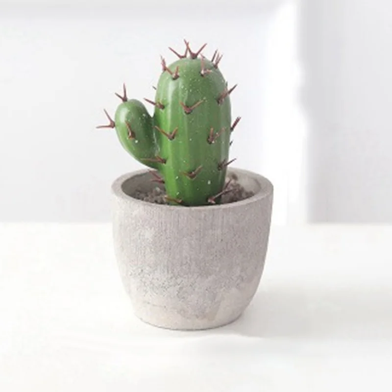 

Artificial Plants Succulent Cactus Fake Flower Floral Decorative Houses Villas Ball Bonsai