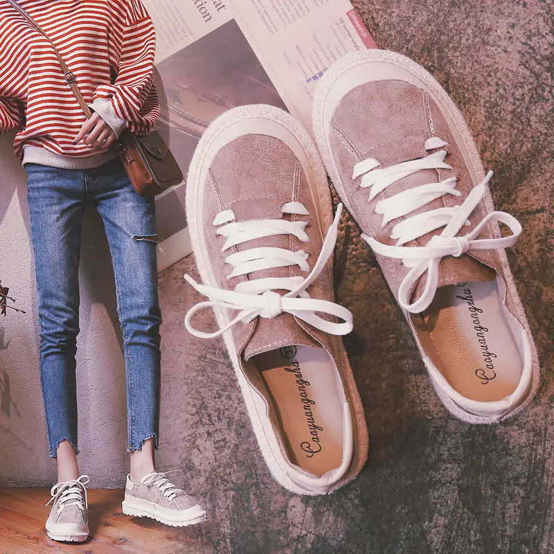 

Spring 2019 New Style Hong Kong Style Retro Shoes Children Students Korean-style Canvas Shoes Harajuku Versatile College Style S