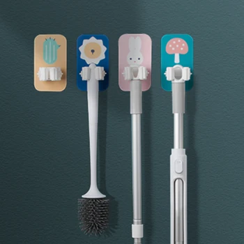 

Creative Cartoon Broom Holder Broom Broom Hanger Storage Rack Organizer Clips Clamping Fixed On Garden Wall