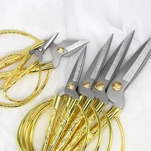 Vintage Durable Stainless Steel Dragon Gold Tailor Scissor For Sewing Embroidery Fabric Cutter Retro DIY Crafts Home Tools Gift