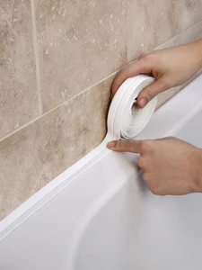 2021 уплотнительная лента для ванной и душа, белая ПВХ самоклеящаяся Водонепроницаемая Настенная Наклейка для ванной и кухни