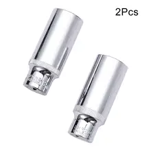 Utoolmart Лидер продаж 2 шт. 8-18 мм гнездо для ключ, дюймовый стандарт 3/" Привод 6-точечный мост гайка с шестигранной головкой метрическая общая Длина 65 мм сливы розетка рукав