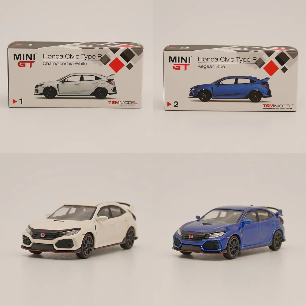 Tsm Model 1 64 Mini Gt Honda Civic Type R Diecast Car Model Alloy Toy Ornaments Diecasts Toy Vehicles Aliexpress
