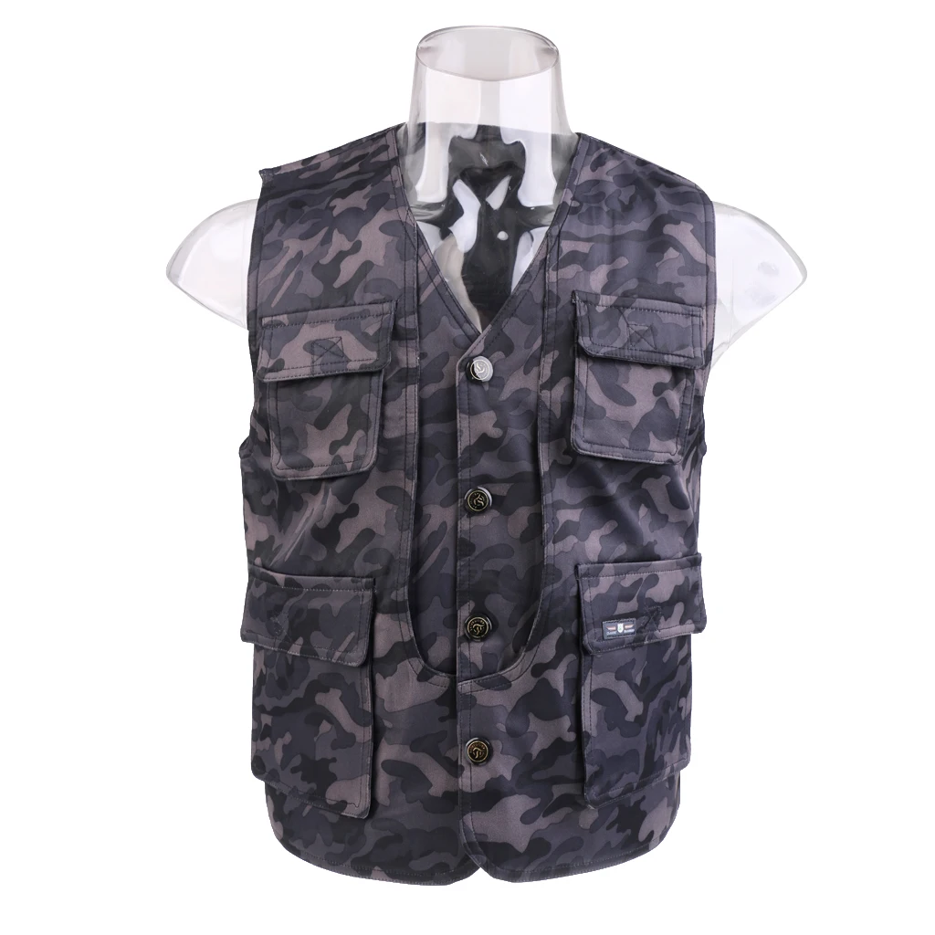 Men's Fishing Vest Photography Work Multi-pocket Vest Jacket