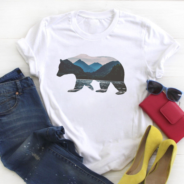 Flower Floral Book Cute Print Short Sleeve Ladies Summer T Tee Female Top Shirt Clothes Tshirt Womens Graphic T-shirt