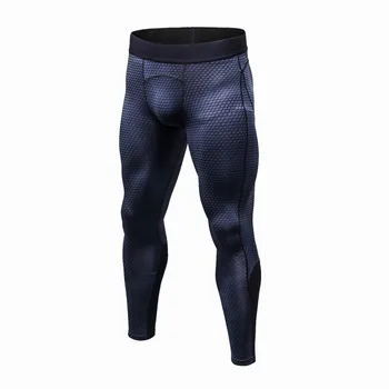

Men Quick Dry Compression Pants Polyester Wear Tights Trousers 1