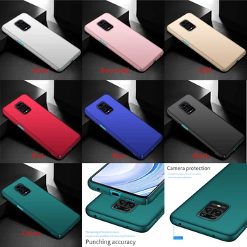 

50pcs/lot For Xiaomi Redmi Note 9S Ultra Thin Plain Smooth Silky Frosted Hard Case For Xiaomi Redmi Note 9 Pro Max