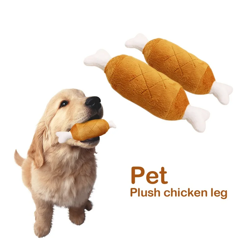 plush chicken dog toy