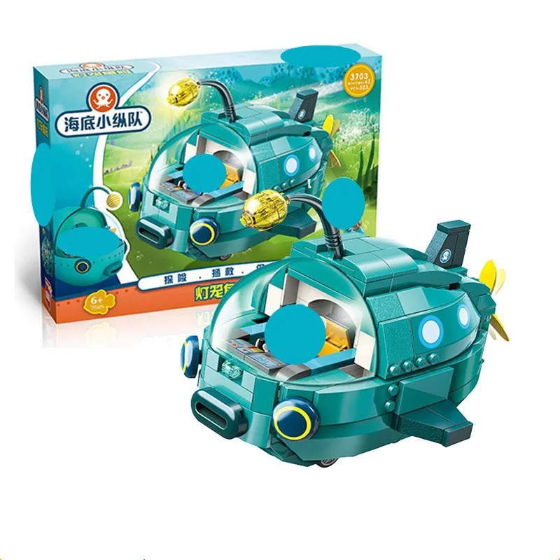 Enlighten City Compatible Building Blocks DIY Brinquedos Boat Ship