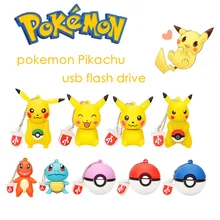 Usb флеш-накопитель 128 ГБ шариковая ручка эльфа 64 Гб pokemon Pikachu pendrive 32 ГБ 16 ГБ 8 ГБ 4 ГБ usb memory stick usb 2,0