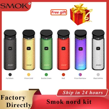 

Origianl Smok Nord Pod vape Kit with 1100mAh Battery 3ML Cartridge Electronic Cigarette Vape pod kit fit Nord Mesh coil