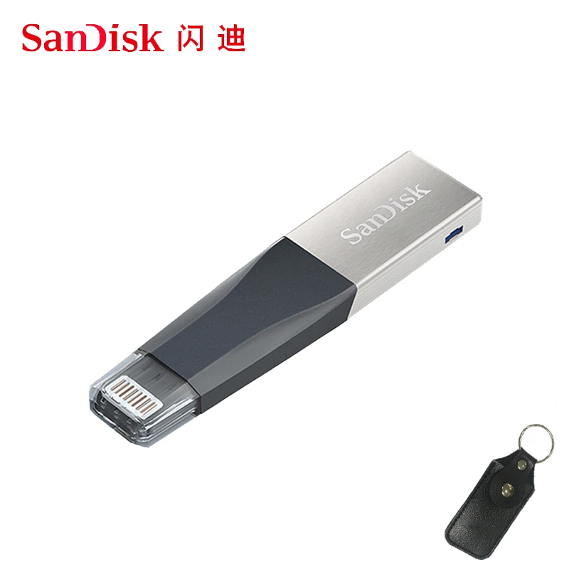USB флеш накопитель sandisk ixpand OTG 64 128 ГБ флешка 32 256 3 0 диск на ключ память для
