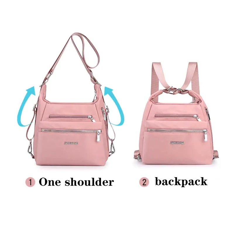 Fashion Women Bag Nylon Shoulder Multi-pockets Crossbody Bags Messenger Lady Adjustable Handbags | Багаж и сумки