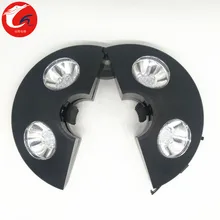 Высокий светильник-Прямая зарядка 4* 6led с большим глазом Открытый Кемпинг Палатка зонтик светильник