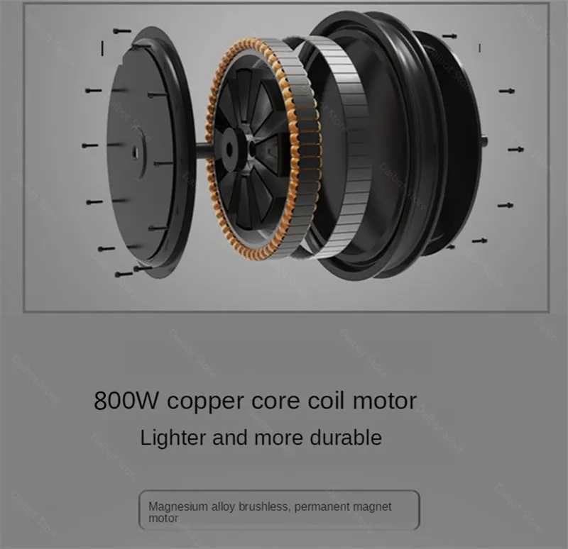 Daibot Electric Unicycle One Wheel Electric Scooters 10 Inch Wide Tire 500W 60V 20KMH Electric Scooter For AdultChildren (14)