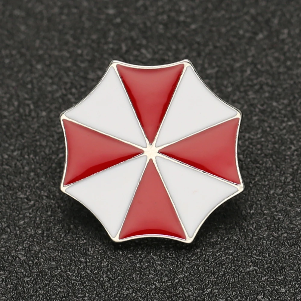 Umbrella Corporation Resident Evil Cosplay Metal Pin Badge 