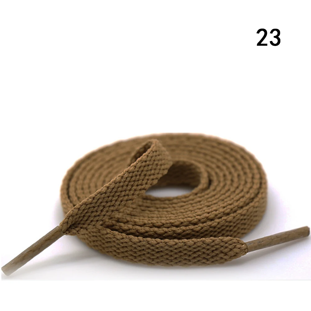 1 Pair High Quality Polyester Shoe Laces Solid Color 150 cm Casual Sport Running Flat Shoelace Shoe Strings Free Shipping