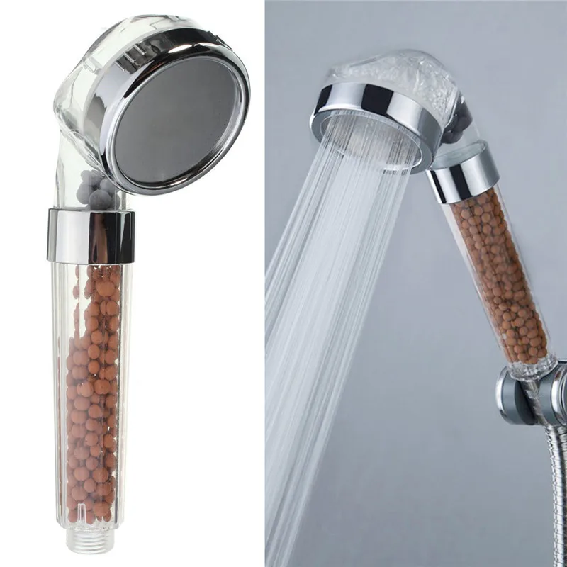 Precio bajo Cabezal de ducha de baño ajustable, boquilla de SPA con filtro de aniones, ahorro de agua de alta presión, 3 modos GmJ9pl1DV