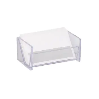 

Desktop Business Name Card Box Storage Display Stand Holder Rack Table Organizer Office Supplies