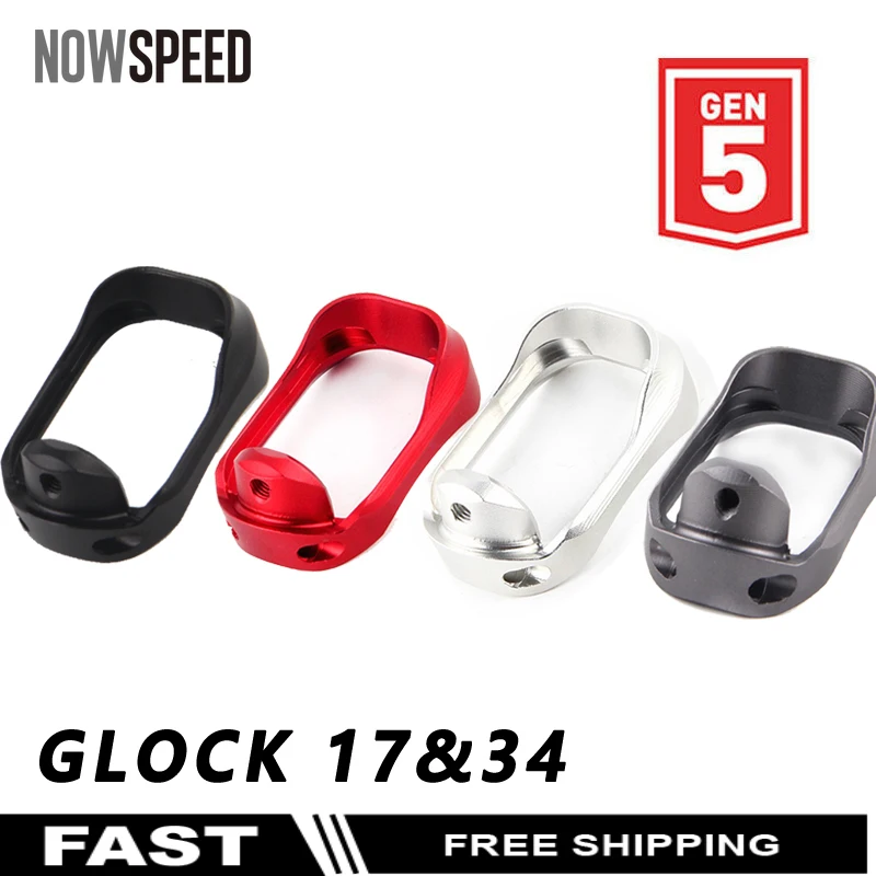 New 7075 Aluminum CNC Flared Magwell mini for Glock17/34 GEN5 fuel filter