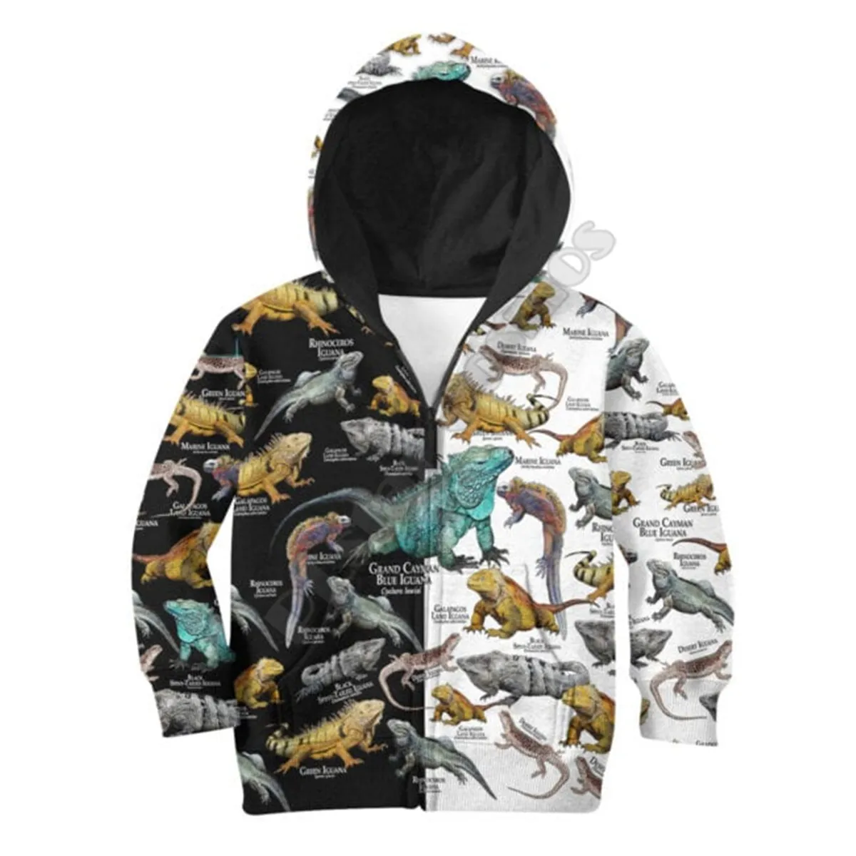 

Iguanas Of The World Hoodies T-shirt 3D Printed Kids Sweatshirt Jacket T Shirts Boy Girl Funny Cosplay Costumes 01