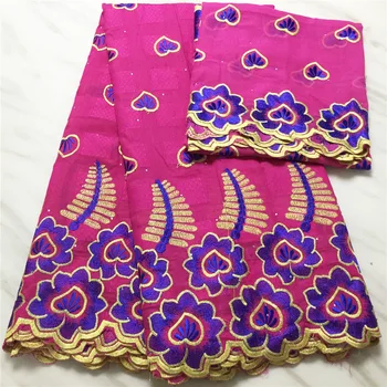 

ulifelace Swiss voile lace in Switzerland Dry Cotton Lace High Quality Tulle dress fabric Embroidered 7 Yards Fabric Sets V619