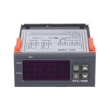 50 ℃ до 99℃ цифровой регулятор температуры нагрев охлаждения термостат Цельсия 2 реле выход с датчиком 12V 24V 220V