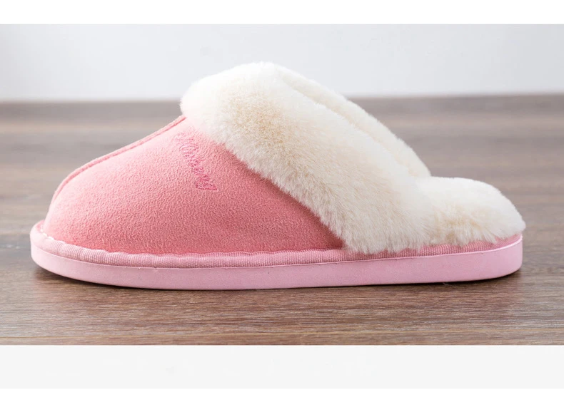 Г. Зимняя женская обувь домашние однотонные теплые тканевые тапочки с фланцем Нескользящие меховые шлепанцы для дома zapatos de mujer