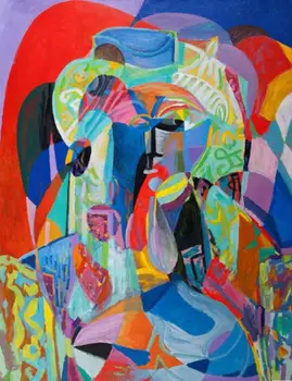 

Picasso 5D DIY Character Abstract Oil Diamond Painting Square Rhinestone Picture Diamond Mosaic Embroidery Decoration
