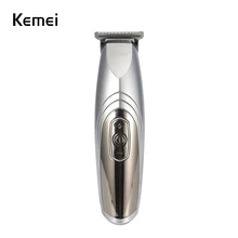 Kemei KM-2713 профессиональная цифровая машинка для стрижки волос перезаряжаемая электрическая машинка для стрижки волос Мужская Беспроводная стрижка Регулируемый нож
