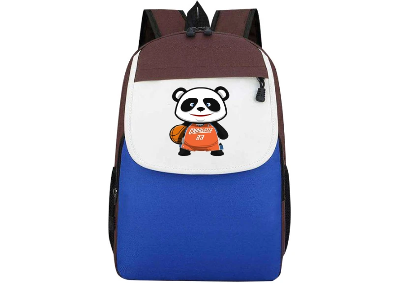 

Boys Girls School Bags Children Backpack Student BookBags Large Capacity Funny Cartoon Print Canvas Backpack for Teenage Girls