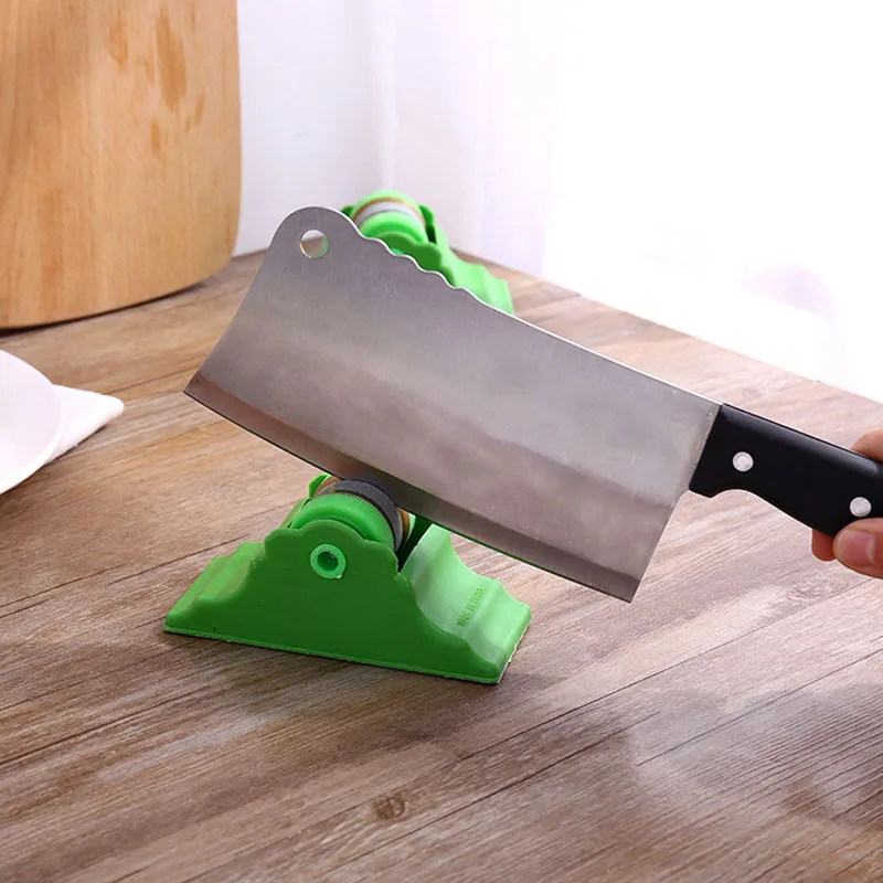 

1pcs Round Professional Chef Knife Sharpener Kitchen Sharpening Stone Tungsten Steel and Ceramic Kitchen Knives Accessories