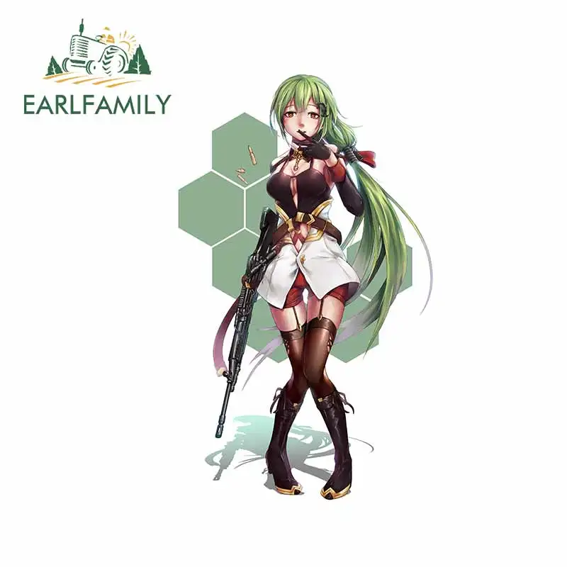 EARLFAMILY 13 см x 7 8 для девочек первая линия зеленого цвета с длинными волосами
