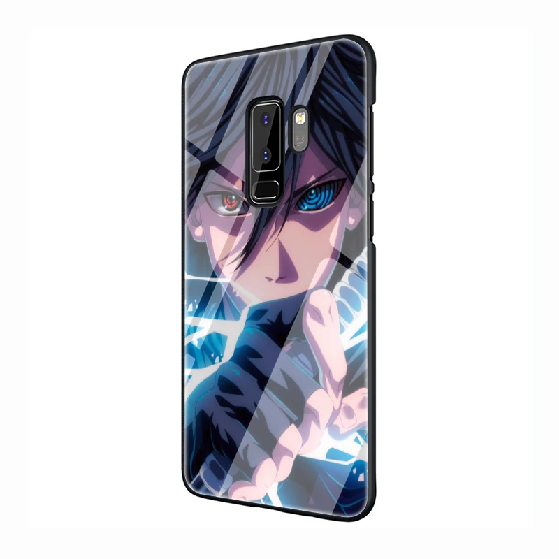 Uchiha сасуке Узумаки Наруто закаленное стекло чехол для телефона samsung Galaxy S7 Edge - Цвет: G6