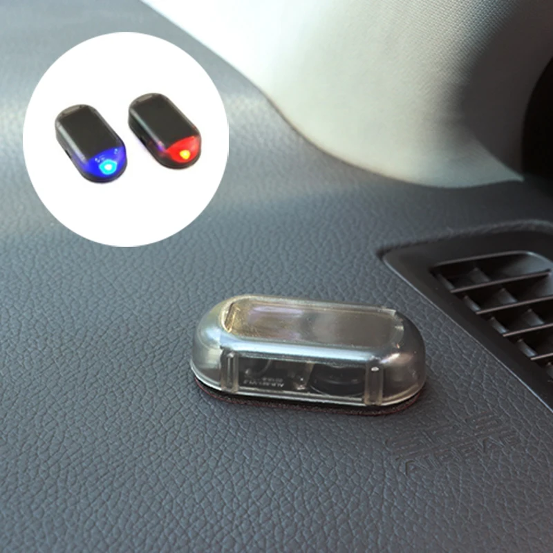 

1 universal mobile phone solar car anti-theft warning light for Volkswagen vw POLO Tiguan Passat Golf EOS Scirocco Jetta Bora