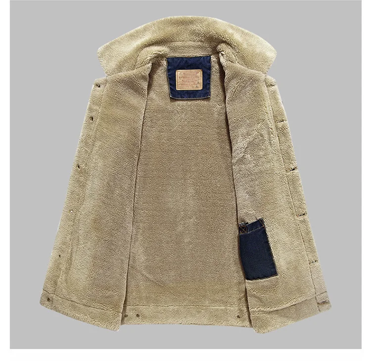 

Mens Winter Jackets And Coats Trendy Warm Fleece Denim 2020 New Men Jean Jacket Outwear Male Cowboy Plus Size 6XL