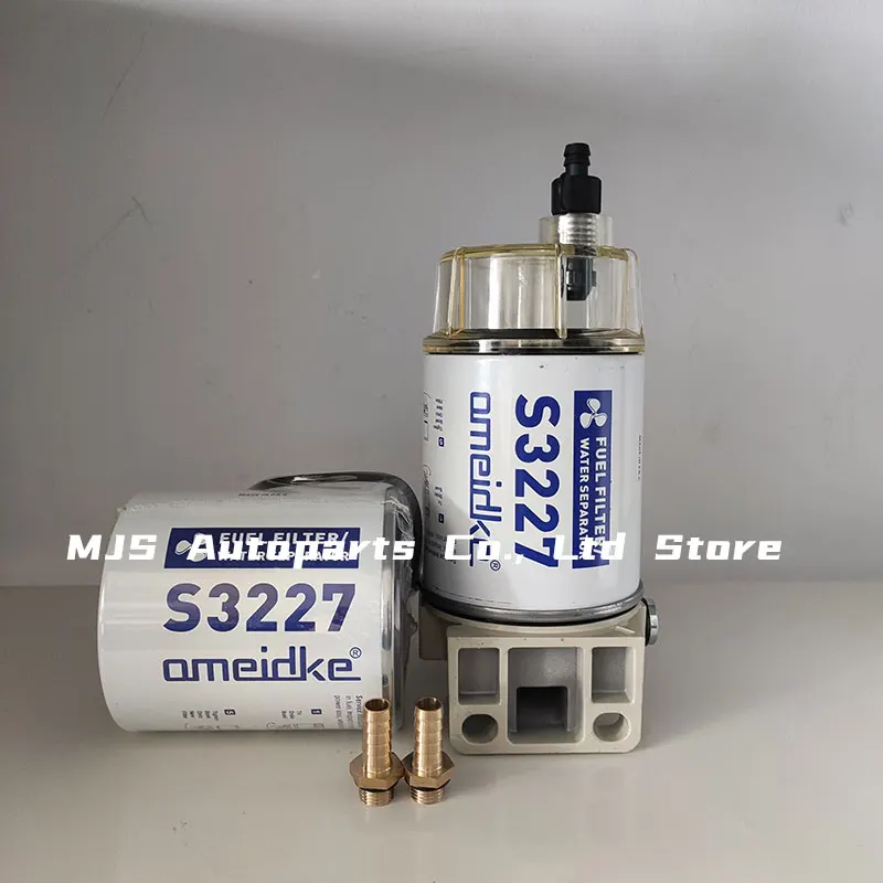 S3227 Fuel Water Separator Spin-On Filter/Water Separator Complete Kit for Racor 320R-RAC-01 and 490R-RAC-01 10 Micron Assembly