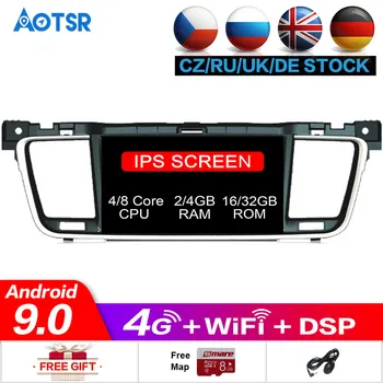 

8 Core Android 9.0 ROM 32GB RAM 4GB Car GPS Navigation DVD Player For PEUGEOT 508 2011-2014 radio stereo unit satnav IPS screen