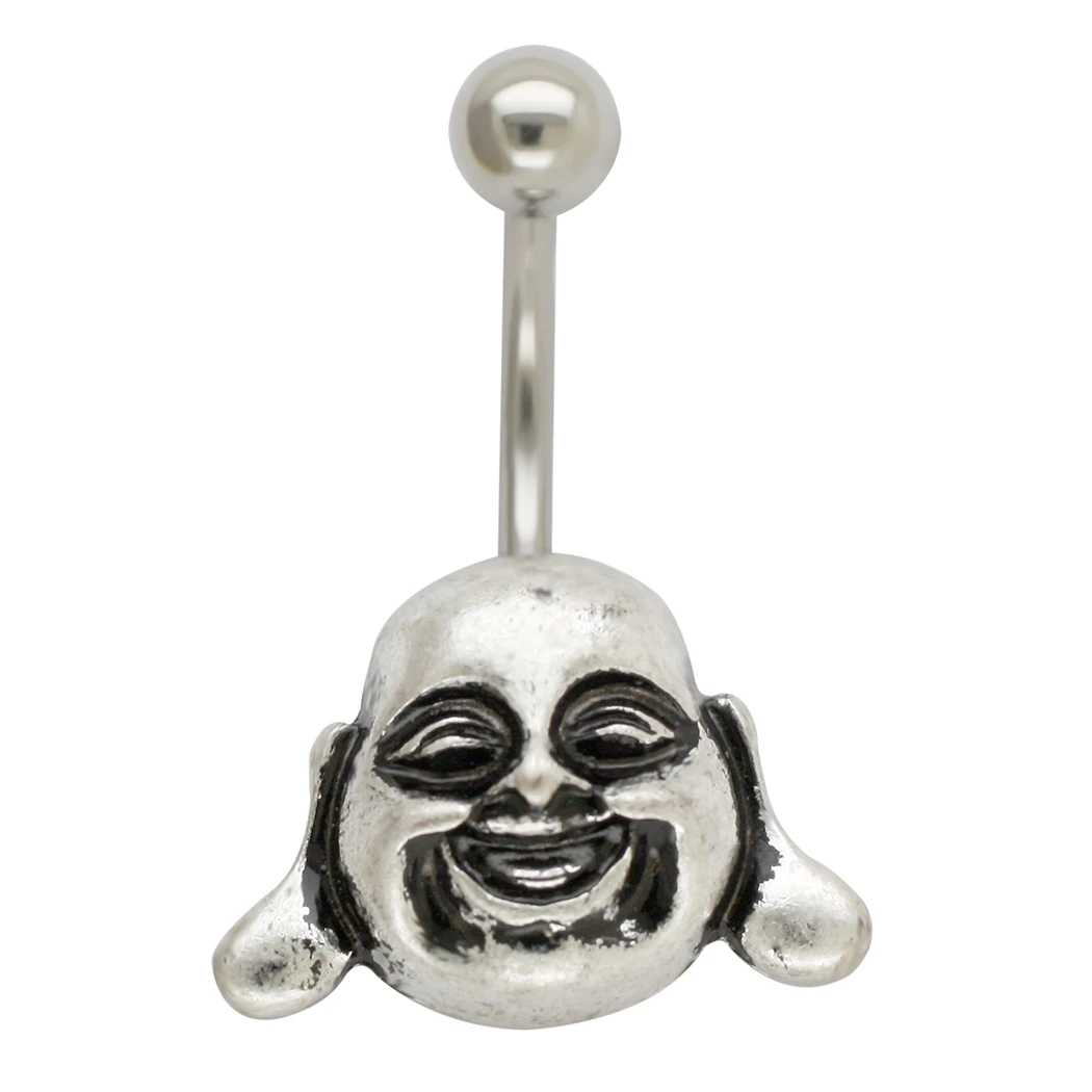 JHJT MUSI 14G Navel Belly Button Rings Piercing 316L Surgical Steel Chinese Elements Fashion Body Jewelry Barbell | Украшения и
