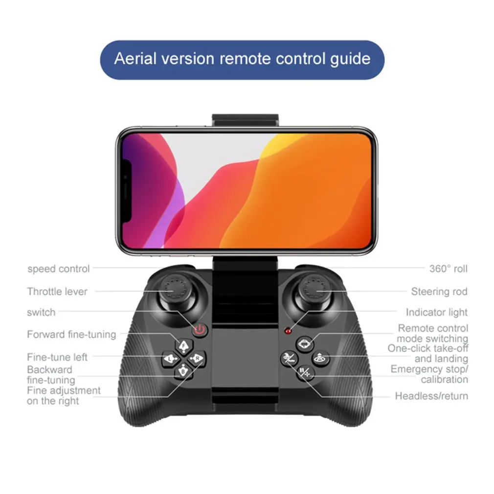 2021 NEW Quadcopter V8 drone 4k profesional 1080P 480P HD Camera WiFi Fpv Air Pressure Altitude Hold Black RC Drone Toy
