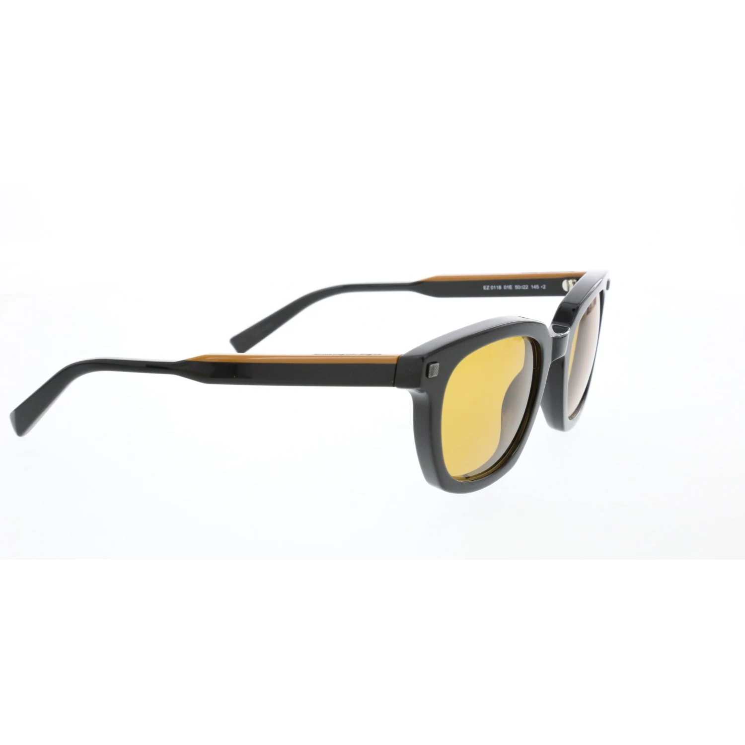 

Unisex sunglasses ez 0118 01e bone black organic square square 50-22-145 ermenegildo zegna