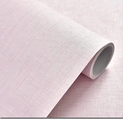 SL-pink purple Толстые самоклеящиеся водонепроницаемые серые розовые выстроченные Твердые обои для стен спальни Виниловые наклейки на стену контактная бумага - Цвет: SL-pink purple