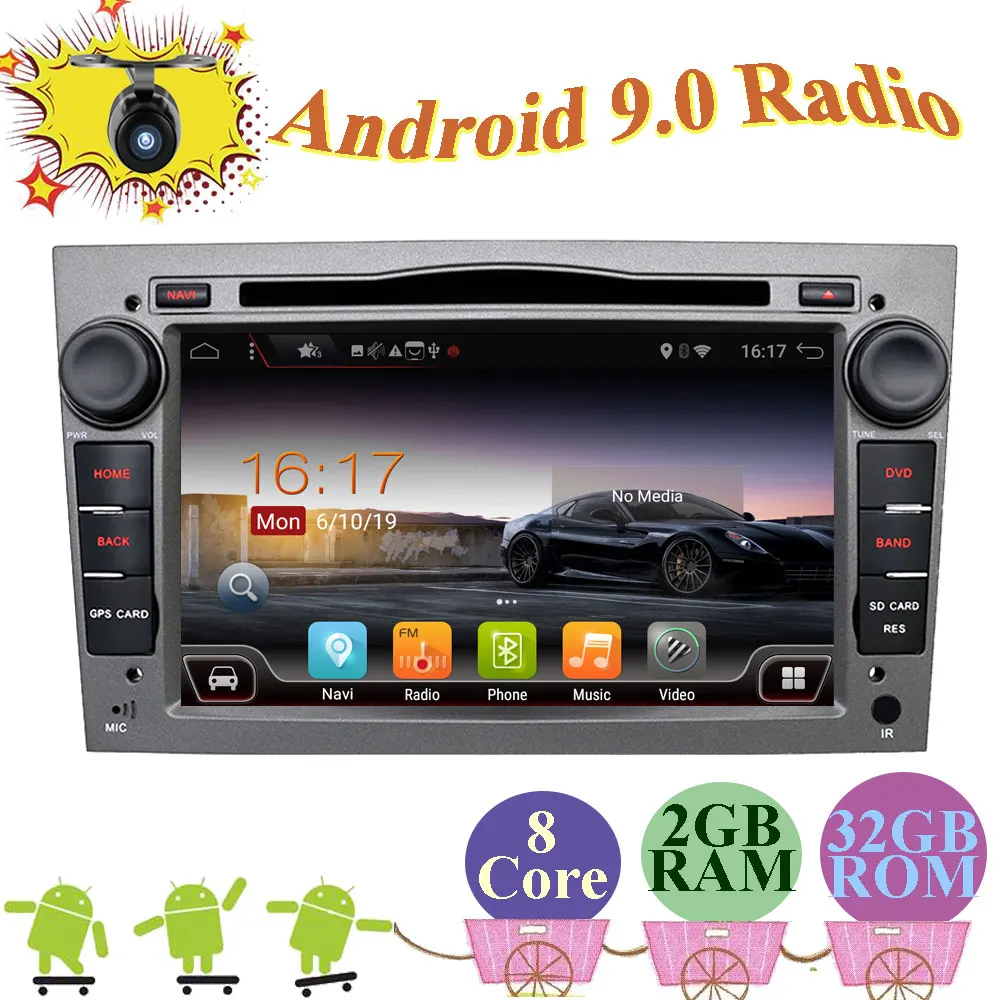 Cheap 2 din Octa Core Android 9.0 Car tape recorder GPS DVD Player For Opel Astra H Vectra Corsa Zafira B C G support OBD2 0 Cheap 2 din Octa Core Android 9.0 Car tape recorder GPS DVD Player For Opel Astra H Vectra Corsa Zafira B C G support OBD2 0