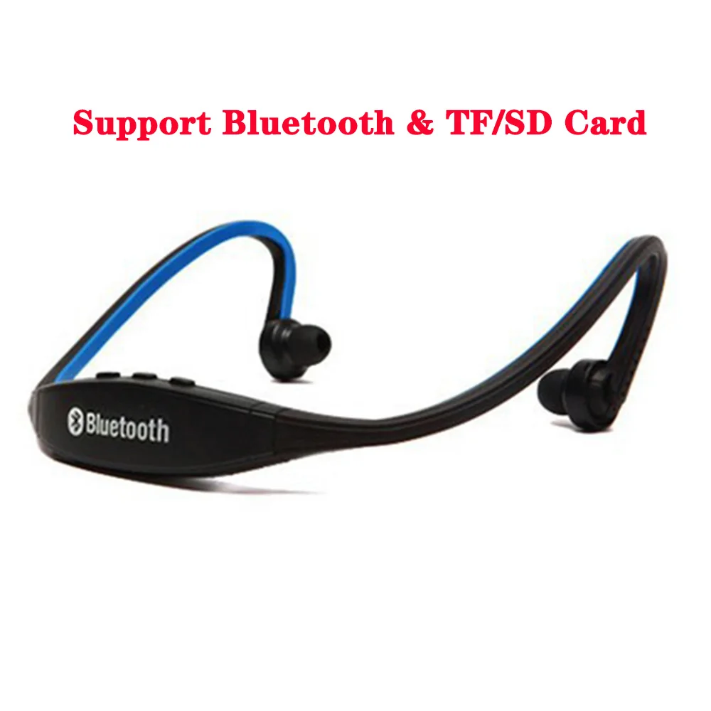 S9 Bluetooth беспроводные наушники Bluetooth наушники с микрофоном Поддержка TF/SD карты громкой связи спортивная Гарнитура для iPhone huawei XiaoMi - Цвет: Bluetooth N Card