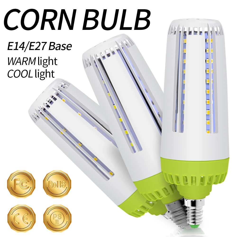 LED Corn Lamp E27 LED Corn Light Bulb E14 Bulb Bombilla 10W 15W 20W LED Ampoule Home Candle Light 5736 Lampada Lighting Indoor