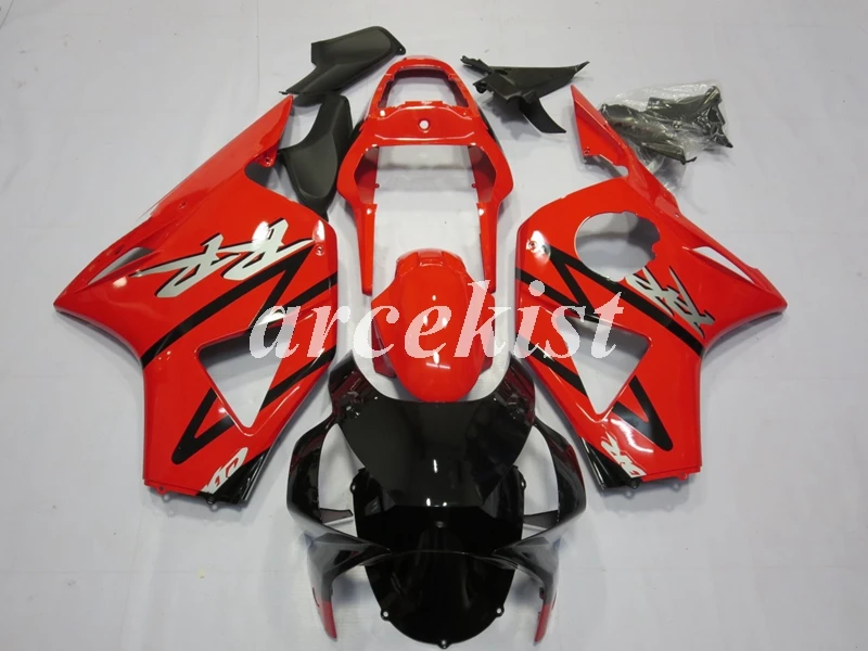 4 подарки ABS мотоцикл Полный обтекатели комплект Подходит для HONDA CBR954RR CBR954 954 2002 2003 тела набор желтый черный - Цвет: red