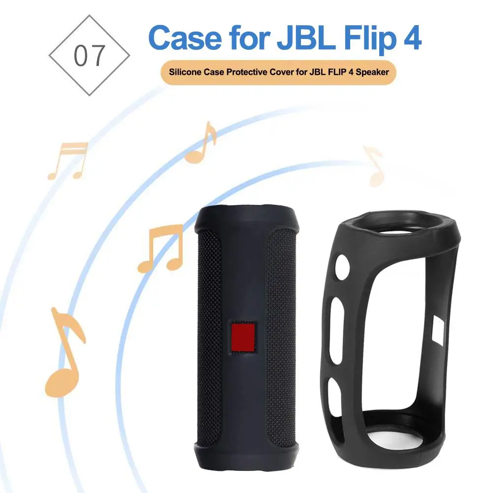 

Portable Silicone Case Protective Cover For JBL FLIP 4 Speaker Mountaineering Silicone Case Cover Protector