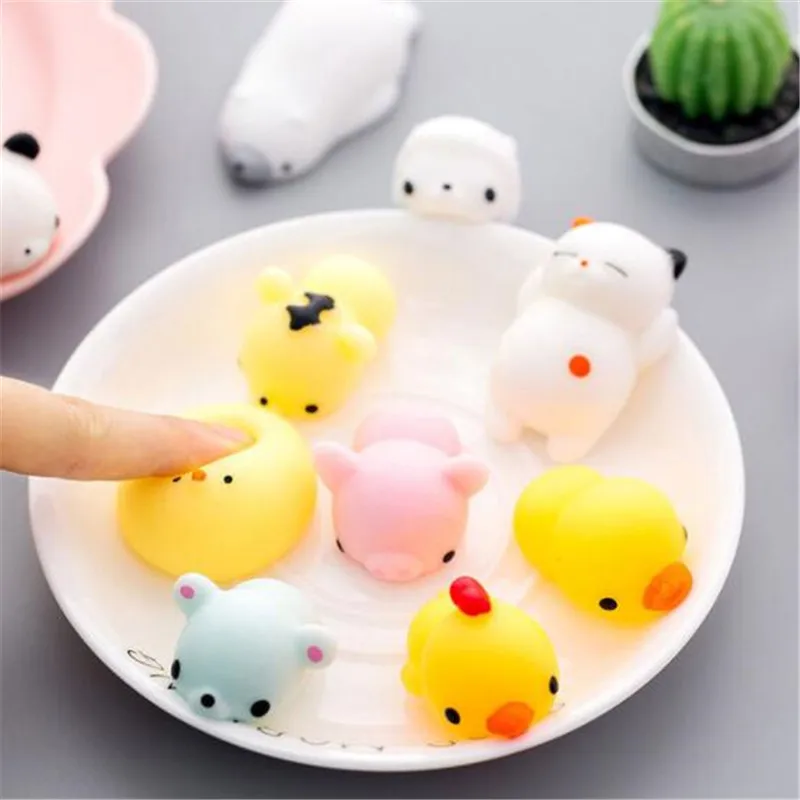 

Antistress Pranks Toys For Kids Squishy Cute Animals Stress Reliever Toys Children Funny Gifts Ball sticky Squeeze Joke Toys