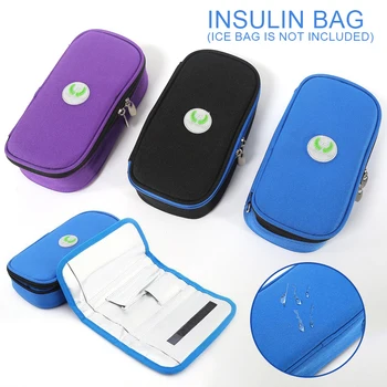

Insulin Pen Carry Case Pouch Travel Diabetic Cooler Protector Bag Box Portable Cold Insulin Insulation Package Environmental